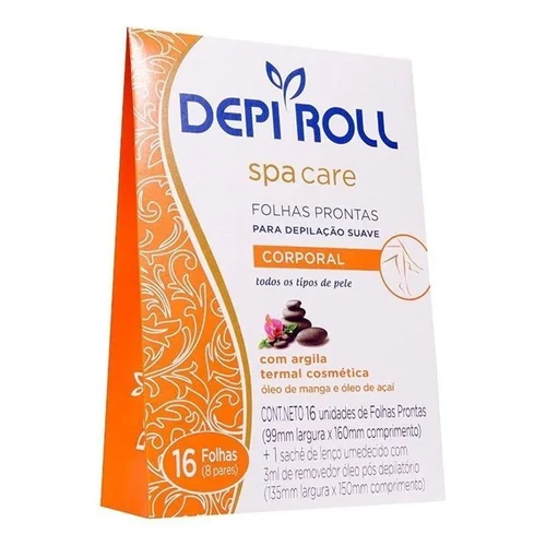 Depi Roll Folhas 16Un Facial Argila
