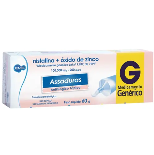 Nistatina+Oxido Zn Pomada 60G Ems
