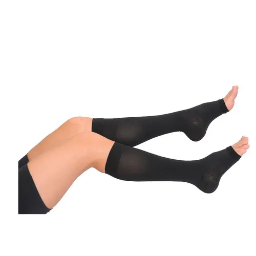 Meia Venosan Ultraline 4000 Panturrilha 30-40 P Pé Aberto Preto