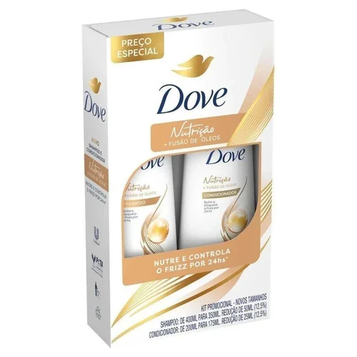 Kit Dove Óleo Nutrição Shampoo 350ml + Condicionador 175ml
