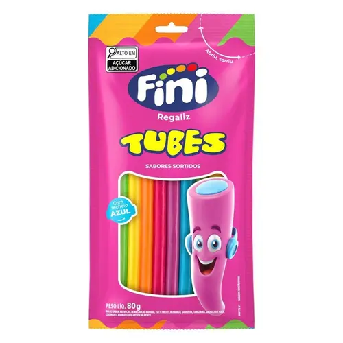 Bala Gel Fini Tubs Arco Iris 80G