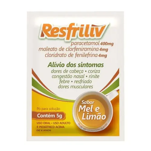 Resfriliv Mel+Limão 1Un