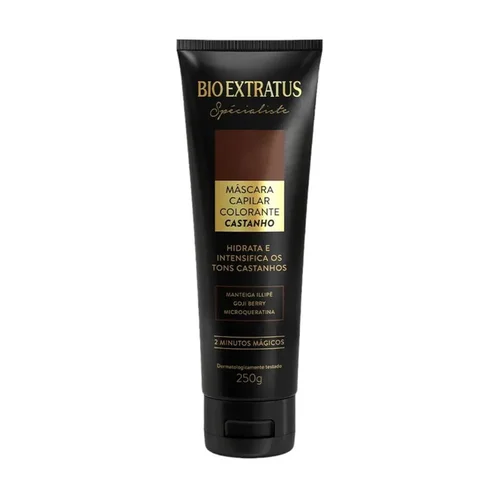 Máscara Bio Extratus Colorante Castanho Spécialiste 250G