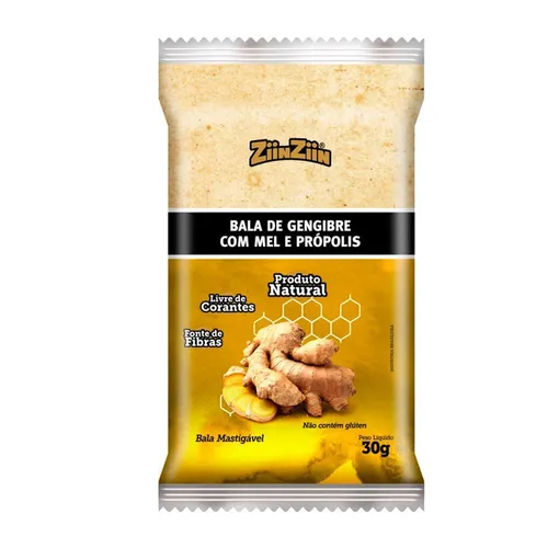 Bala Gengibre Gengibre E Propolis 30G