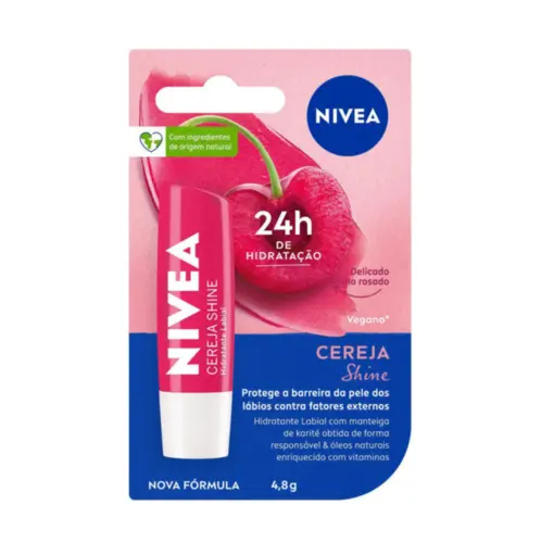 Hidratante Labial Nivea Cereja Shine