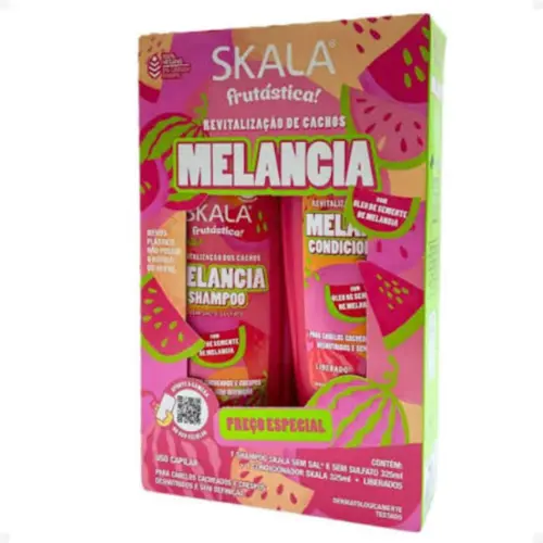 Kit Skala Melancia Shampoo 325ml + Condicionador 200ml