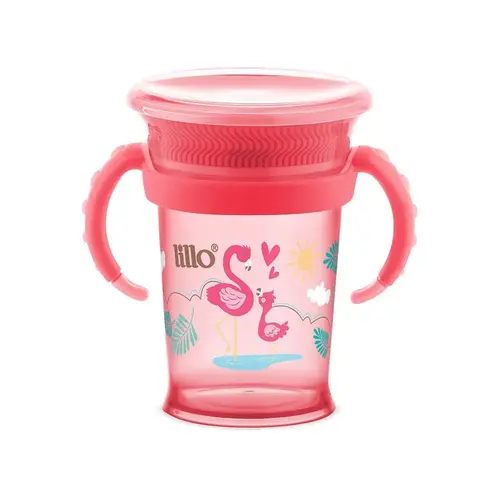 Copo 360 Lillo Rosa Com Alça