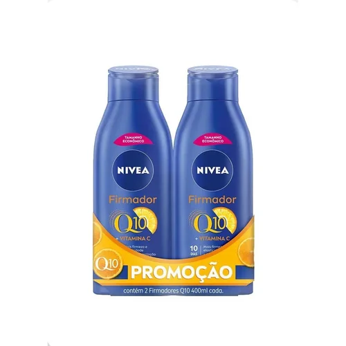 Kit Hidratante Nivea Firmador Q10+Vitamina C Pele Seca a Extrasseca 400ml 2 Unidades