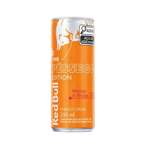 Energético Red Bull Pessego E Morango 250Ml