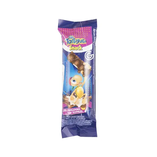Chocolate Tortuguita Snack Brigadeiro Baunilha 28G