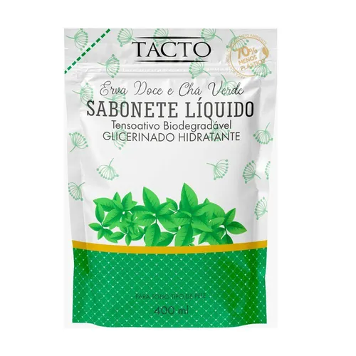 Sabonete Líquido Tacto Erva Doce Refil 400ml