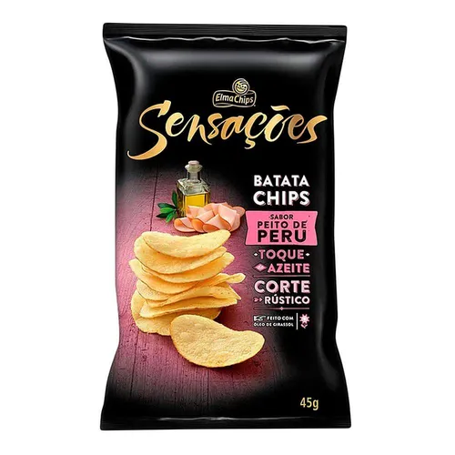 Chips Sensação Peito De Peru 45G