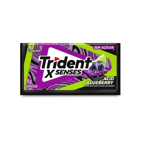 Chiclete Trident X Blueberry C/5
