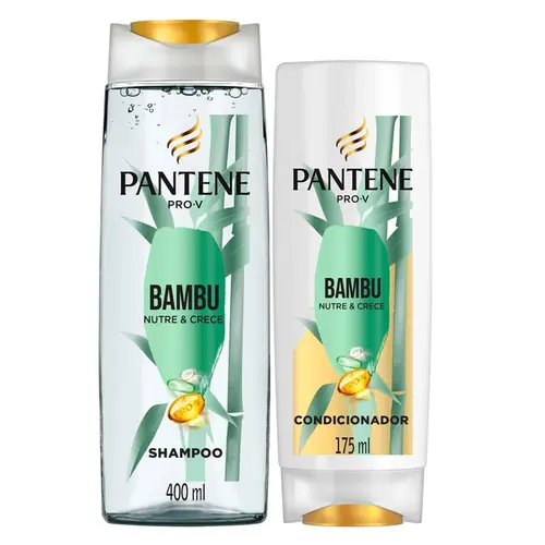 Kit Pantene Bambu Shampoo 400ml + Condicionador 175ml