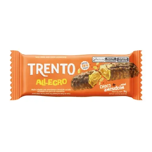 Chocolate Trento Allegro Chocolate C/ Amendoim 26G