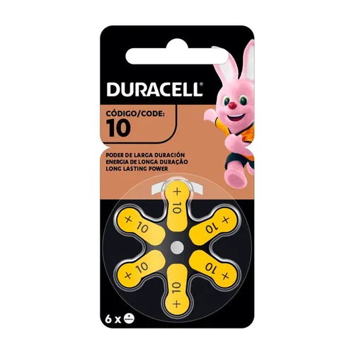 Pilha Duracell Auditiva 10 Size