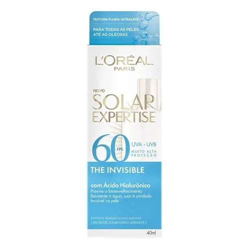 Protetor Solar Facial Invisible Fps60 Loréal Paris 40ml