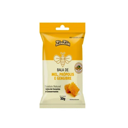 Bala Gengibre Dura Gengibre E Propolis 30G