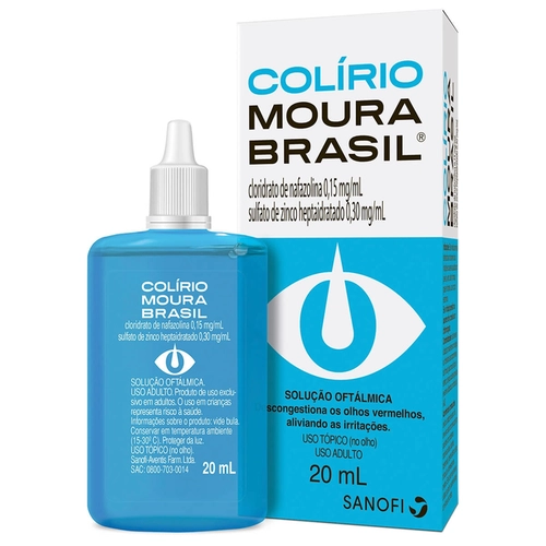 Colirio Moura Brasil 20Ml Solução Oftamilica