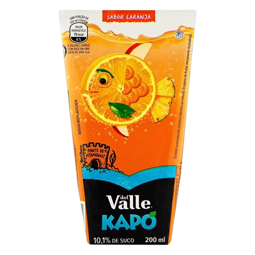 Suco Kapo Laranja 200Ml