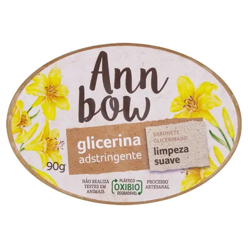 Sabonete em Barra Ann Bow Glicerina Neutro 90G