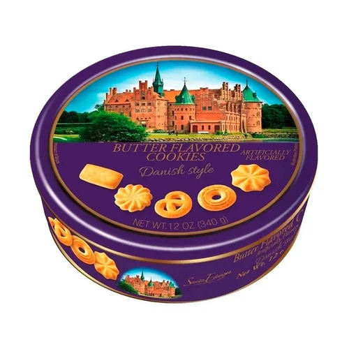 Biscoito Santa Edwiges Lata Danish 340g