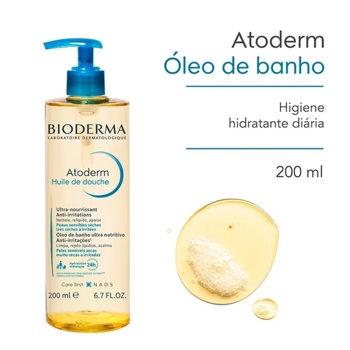 Óleo De Banho Atoderm 200Ml Bioderma