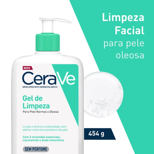 Gel De Limpeza Cerave 454G