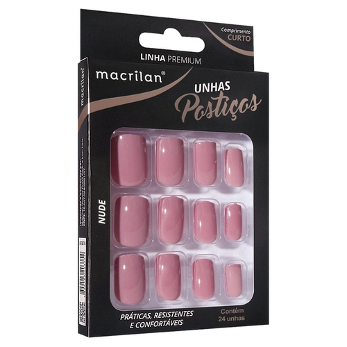 Unhas Postiças Nude Macrilan Up205A