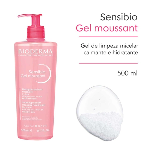 Gel De Limpeza Sensibio Bioderma 500Ml