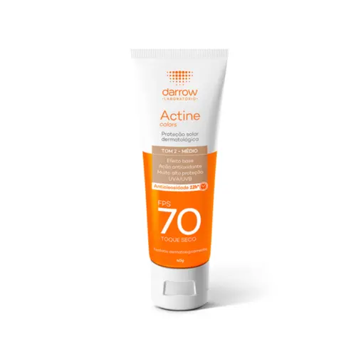 Protetor Solar Actine Fps70 Cor Morena