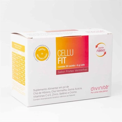 Cellu Fit Sachês Sabor Frutas Vermelhas