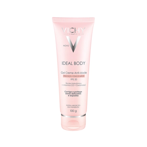 Gel Creme Vichy Ideal Body Fps20 Mãos E Pescoço 100G