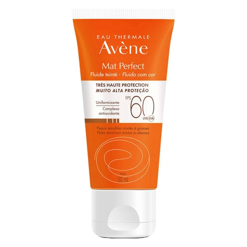 Protetor Solar Avène Mat Perfect Fps60 Com Cor 50Ml