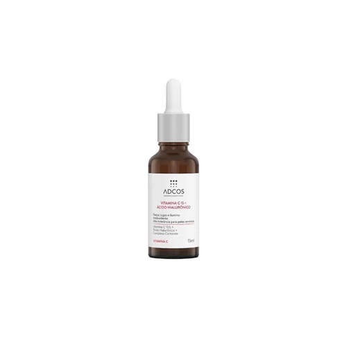 Vitamina C15 Com Ácido Hialurônico Adcos 15Ml