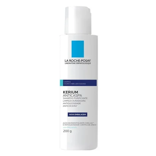 Shampoo Anti-Caspa Oleosos Kerium La Roche Posay 200Ml