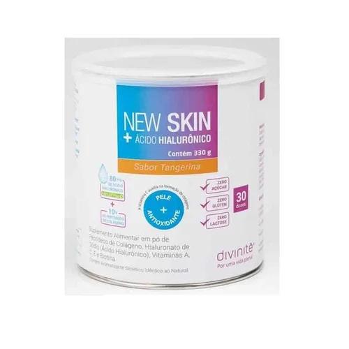 New Skin + Ácido Hialurônico Colágeno Neutro 330G