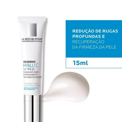 Creme Redermic Hyalu C Uv Fps25 La Roche Posay 15Ml