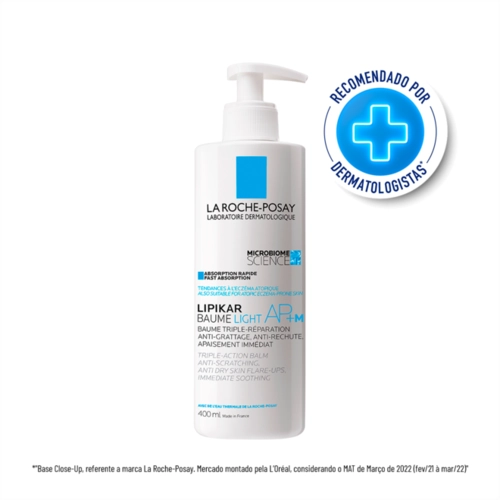Bálsamo Hidratante Baume Light Ap+M Lipikar La Roche Posay 400Ml