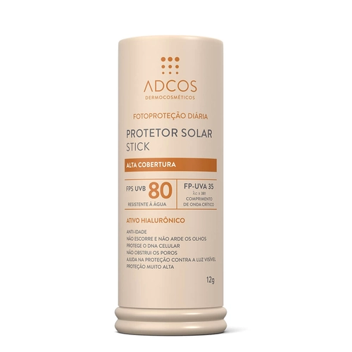 Protetor Solar Adcos Filtro Solar Fps80 Stick Peach