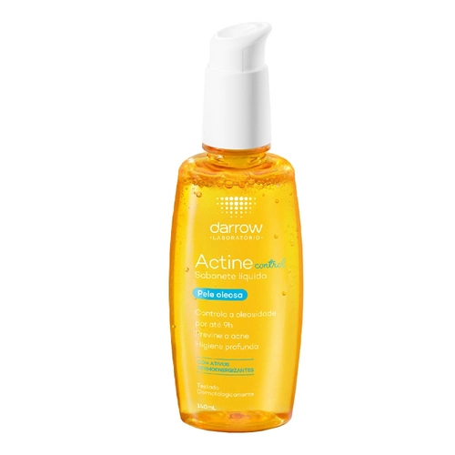Gel De Limpeza Actine Control Sabonete Líquido 140Ml