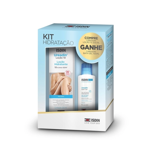 Kit Loção Ureadin 10 200Ml + Gel De Banho 100Ml Grátis