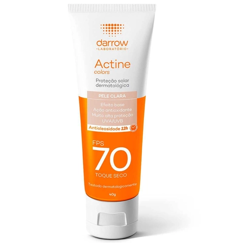 Protetor Solar Actine Fps70 Cor Clara