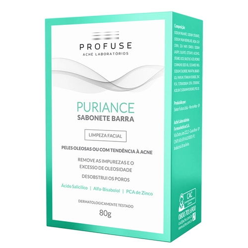 Sabonete Em Barra Profuse Puriance 80G