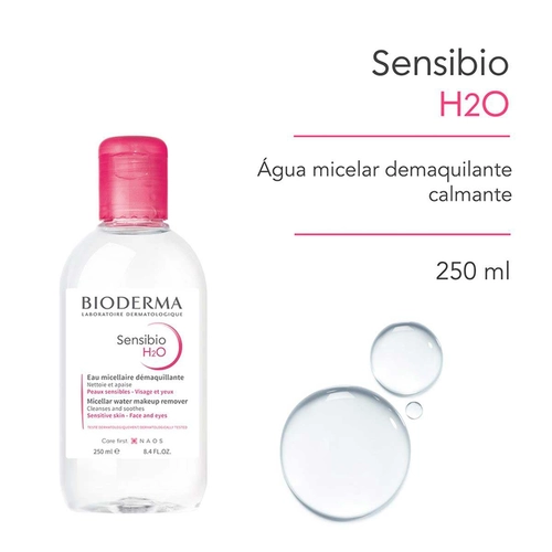 Solução Micelar Sensibio H2O 250Ml Bioderma