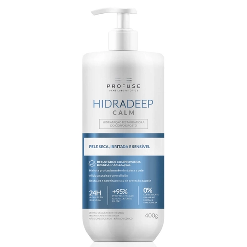 Hidratante Para Corpo E Rosto Profuse Hidradeep Calm Pele Seca E Sensível 400G