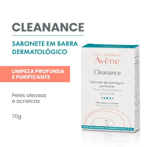 Sabonete Barra Avène Cleanance 80G