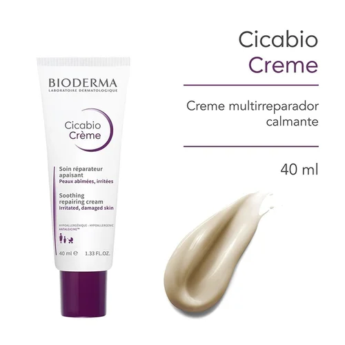 Creme Reparador Cicabio 40Ml Bioderma