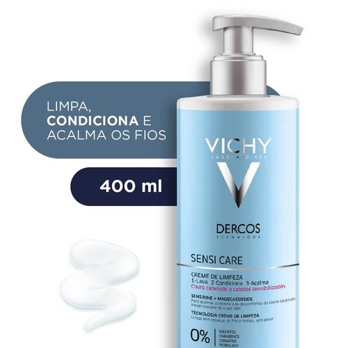 Creme De Limpeza Vichy Dercos Sensi Care 400Ml