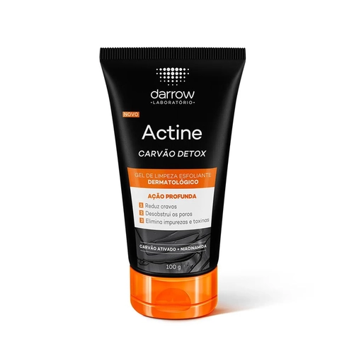 Gel De Limpeza Actine Carvão Detox 100Ml